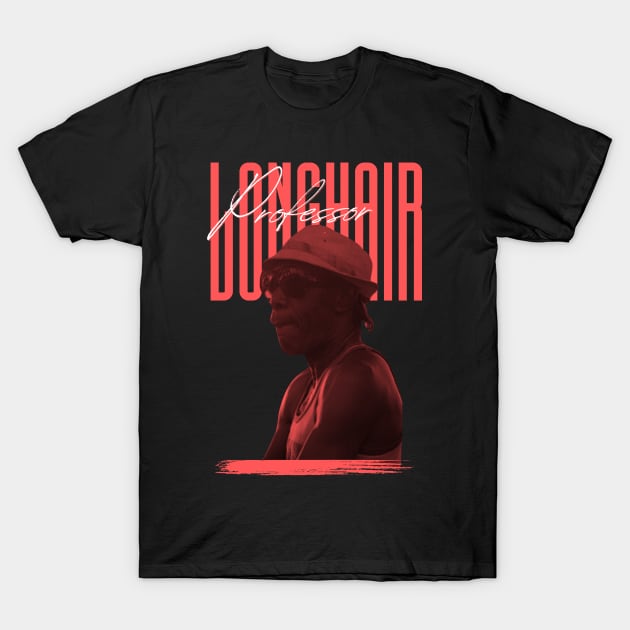 Professor longhair///original retro T-Shirt by DetikWaktu